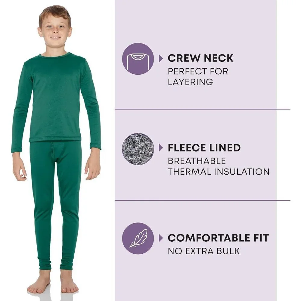 Thermal Underwear for Kids, Boys Thermals, Long Johns Underwear, Base Layer for